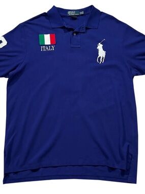 Polo Ralph Lauren Italy Blue Rugby (Size XXL) NWT